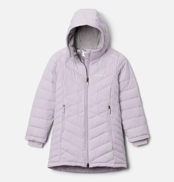 Columbia Heavenly Parkas Pink For Girls NZ96837 New Zealand